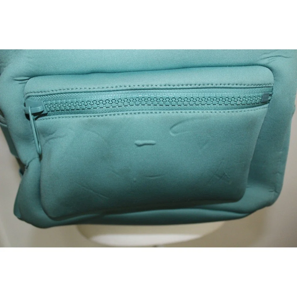 Dagne Dover Dakota Neoprene Backpack Teal Green Medium Travel Commuter Bag